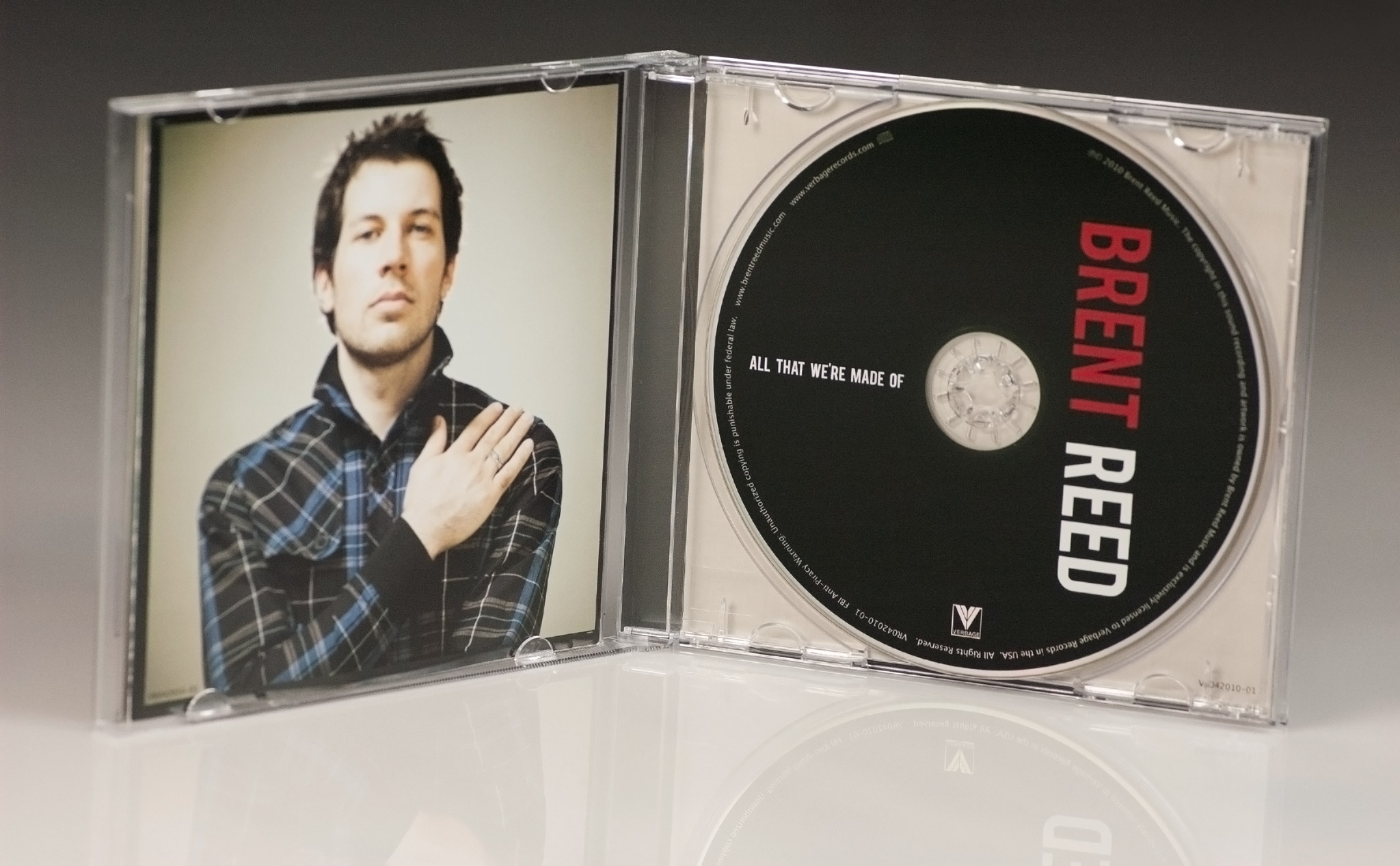 JonnyB | User Centric (UX) Designer | Brent Reed CD, Website and Promo